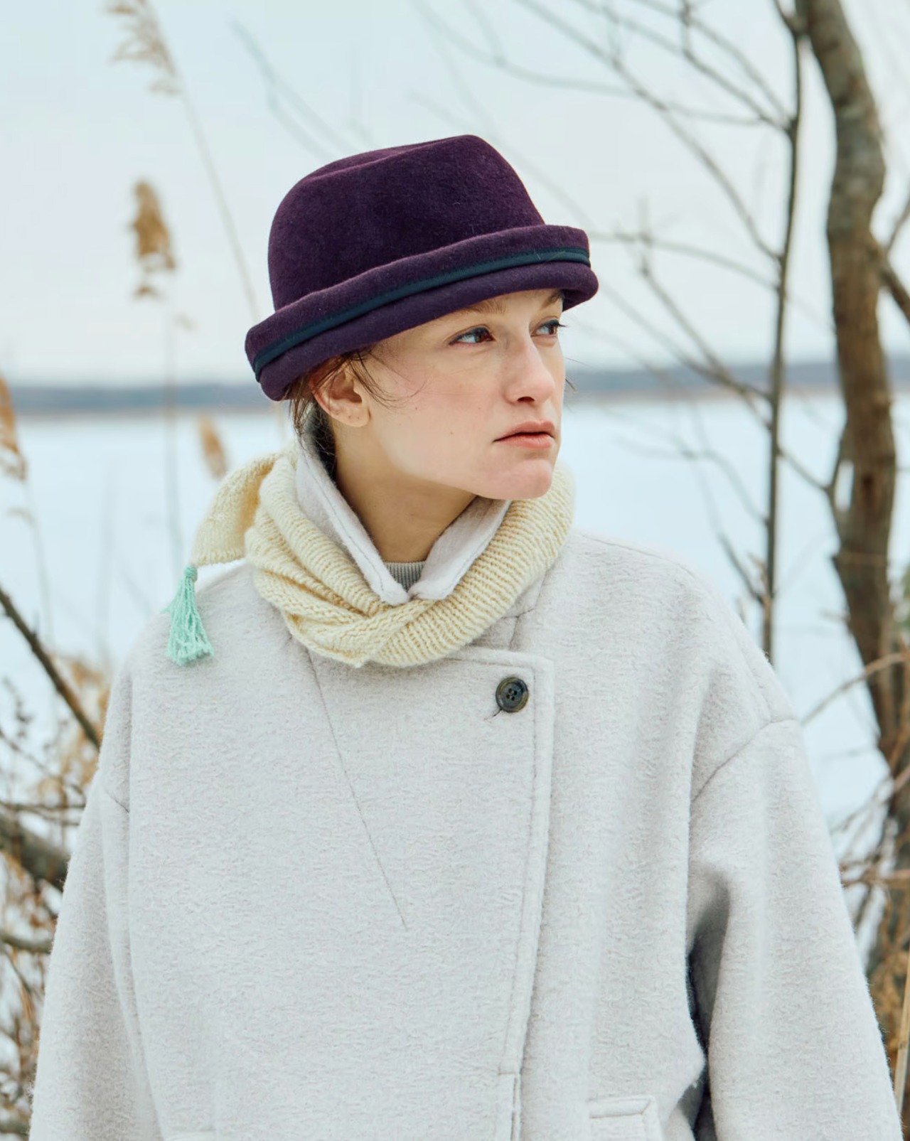 chisaki(チサキ) Awai ラビットファーフェルト ハット