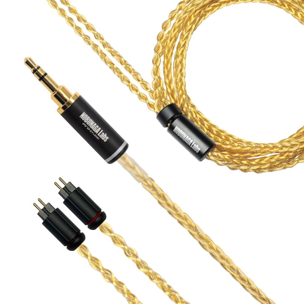 《SALE》【美品中古品】Enkidu(エンキドゥ): NOBUNAGA Labs SUPREME :: 3.5mm3極ステレオミニプラグ対応 カスタムIEM2pinリケーブル