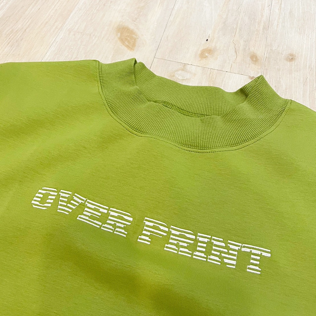 【over print】Pullover Jersey(green)