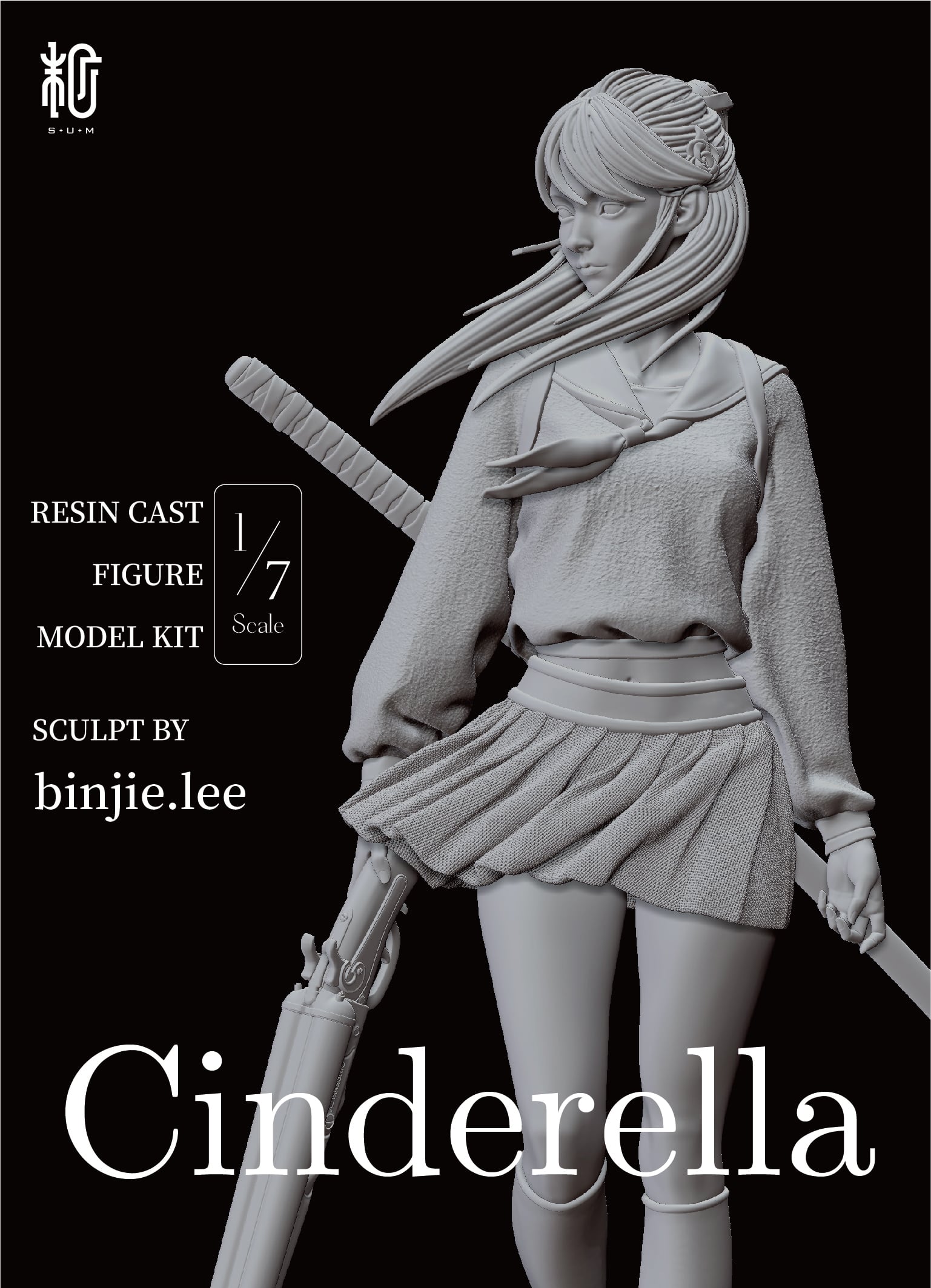 Cinderella|Binjie.lee 1/7 スケール ガレージキット | sumart Cinderella|Binjie.lee 1/7 スケール ガレージキット | sumart