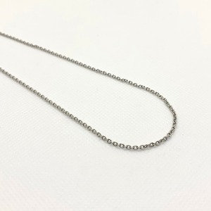 60cm シルバー 小豆（あずき）チェーンネックレス（幅2.0mm） Silver necklace