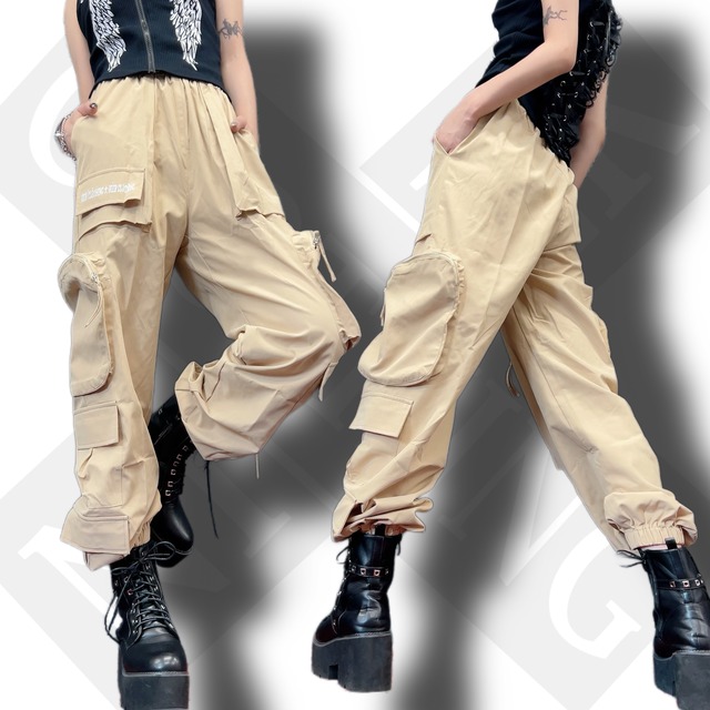 軽量8POCKET BEIGE CARGO PANTS