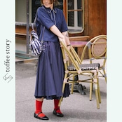 【2color】光さす路地裏 レースミディスカート 《W0172》