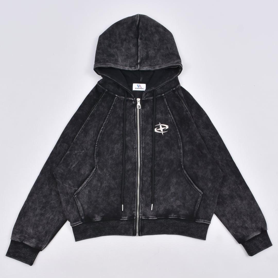 5/13 完売→再入荷！】ピグメント メタルパーツZIPパーカー