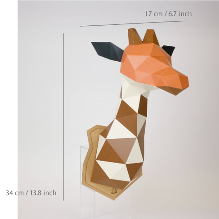 KAKUKAKU WALL / M / GIRAFFE | bog craft official store