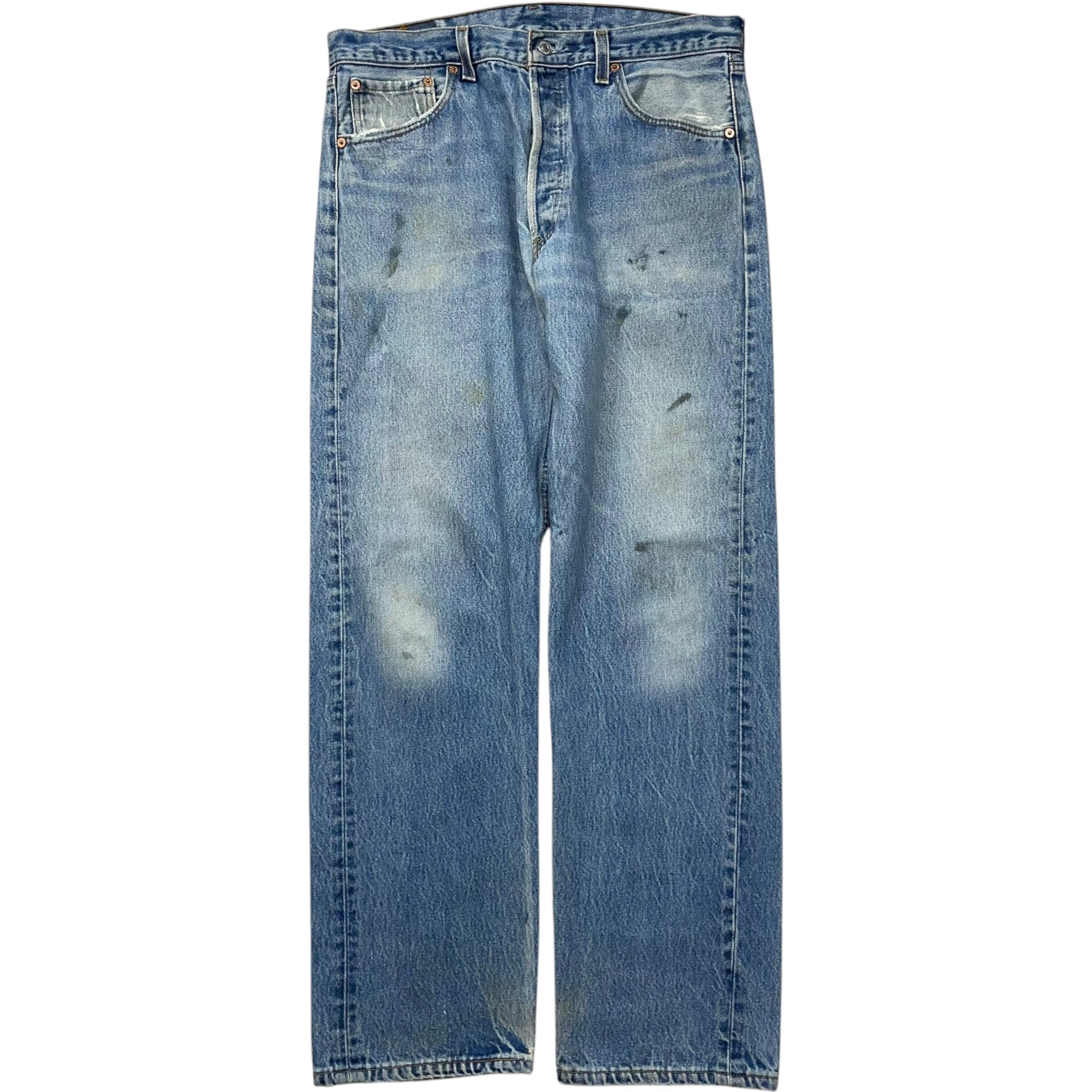 《実寸 W34L30》 Levi's リーバイス 501xx デニムパンツ 色落ち USA製 90年代 vintage no.5533