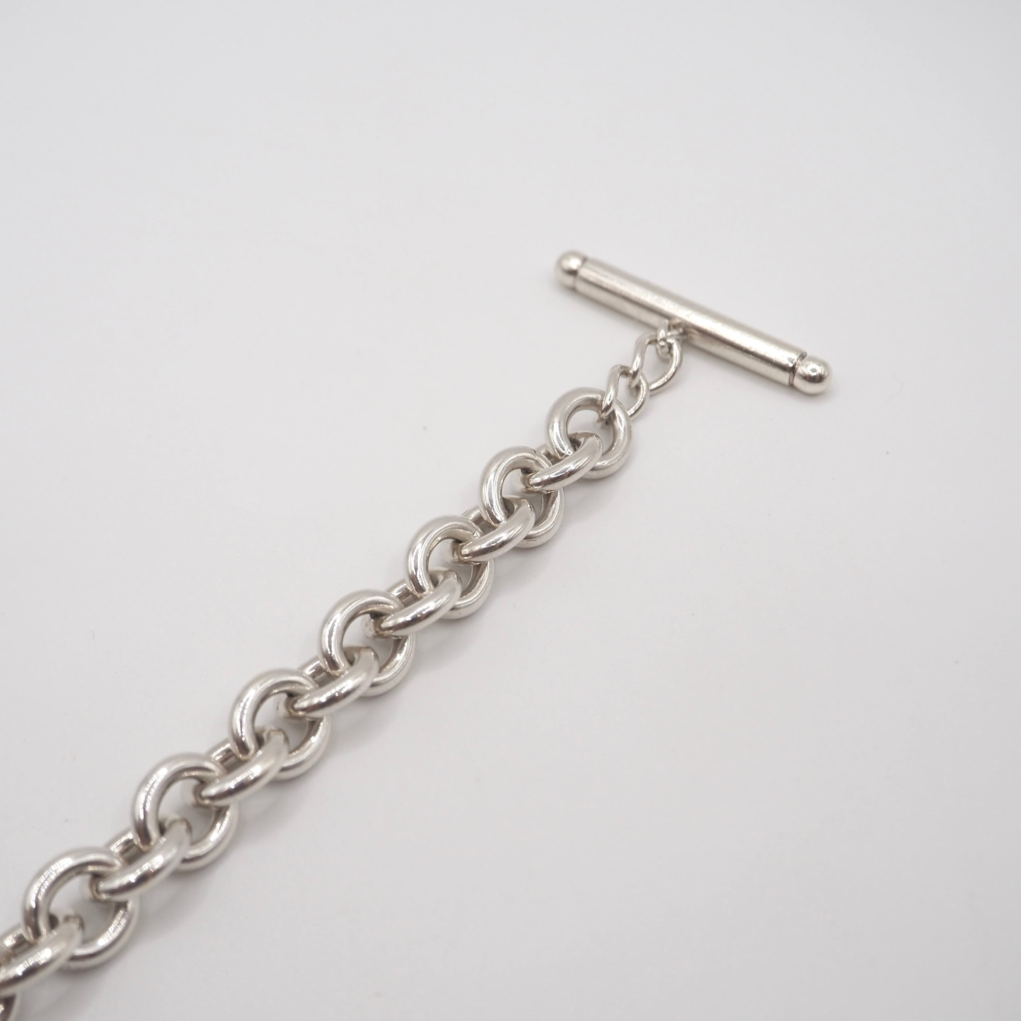 Tiffany&Co. ハートタグ トグル ブレスレット シルバー925
