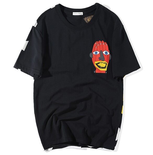 全1色 Tシャツ カットソー プリント カジュアル ストリート 