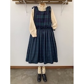フロントレース付きレトロシャツ W0074