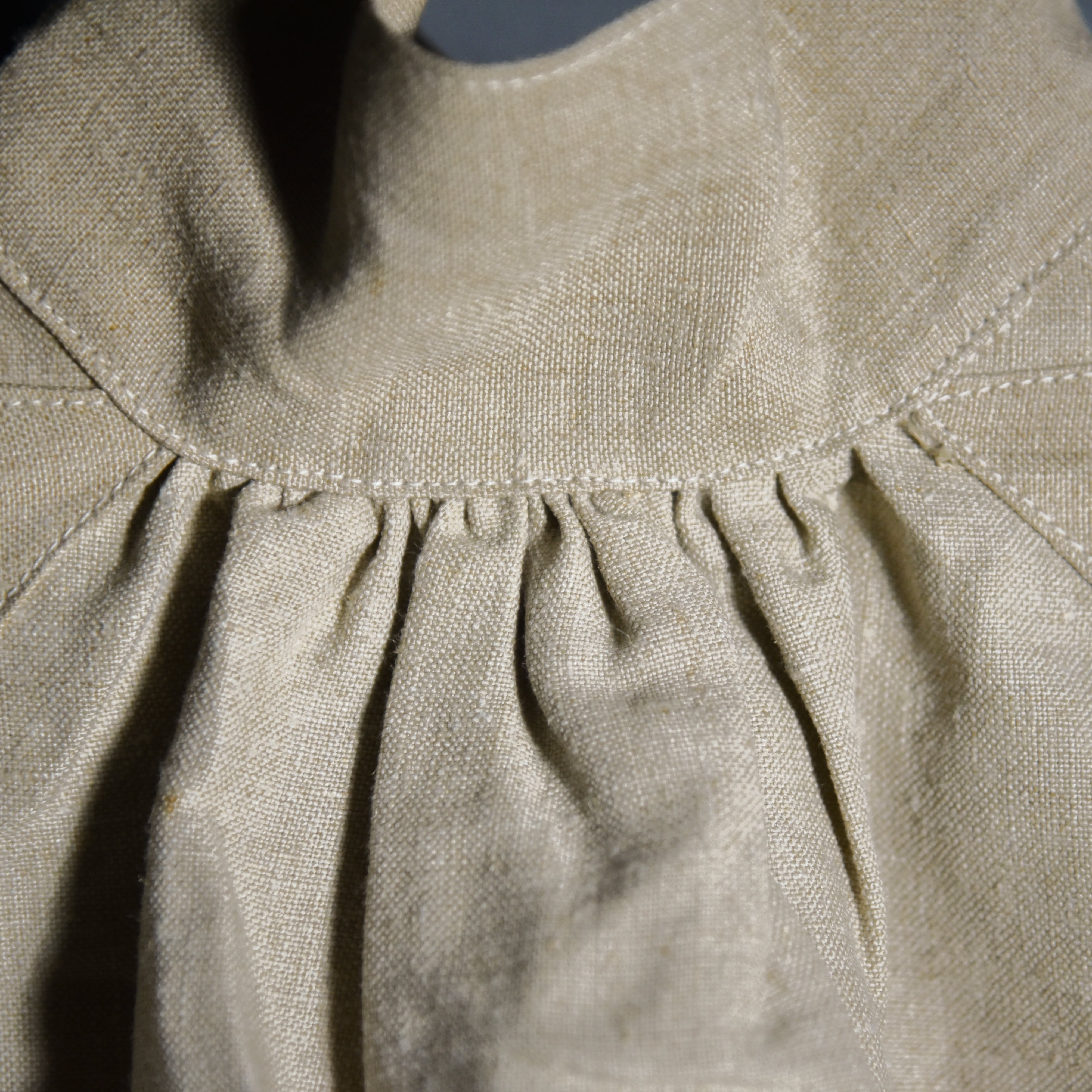 30s French Army Linen Hospital Bourgeron Smock フランス軍