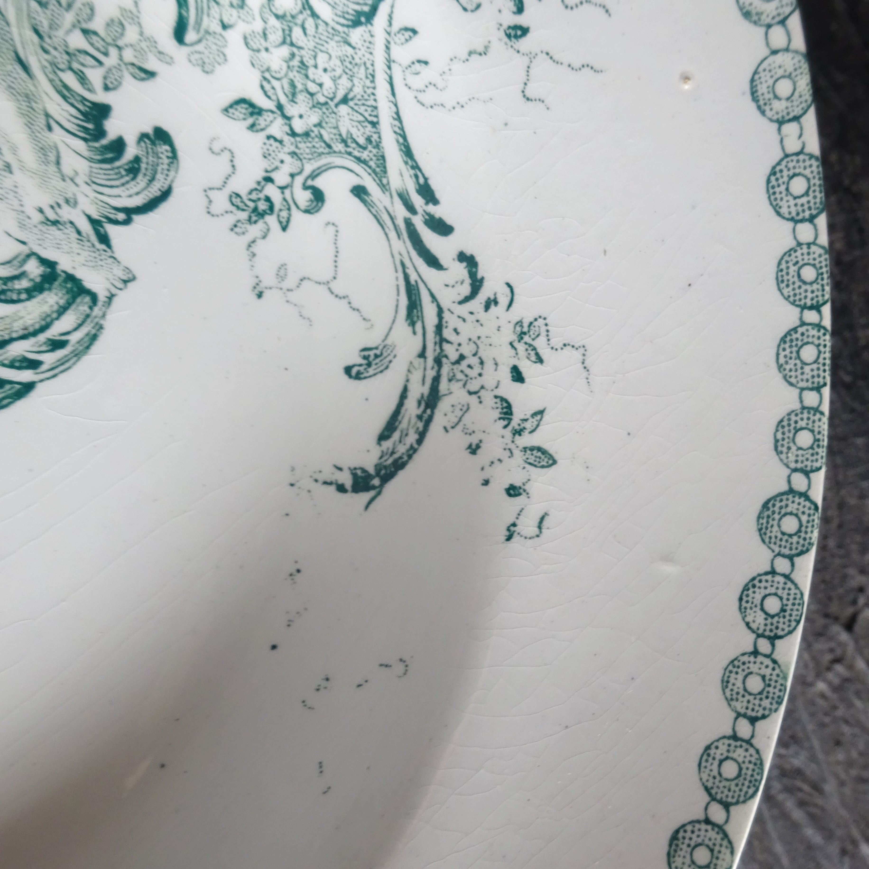 【 Épuisé 】Saint Amand modèle《TRIANON》assiette creuse (A)