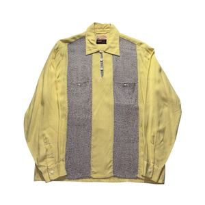 vintage 1950’s front panel pullover rockabilly shirt
