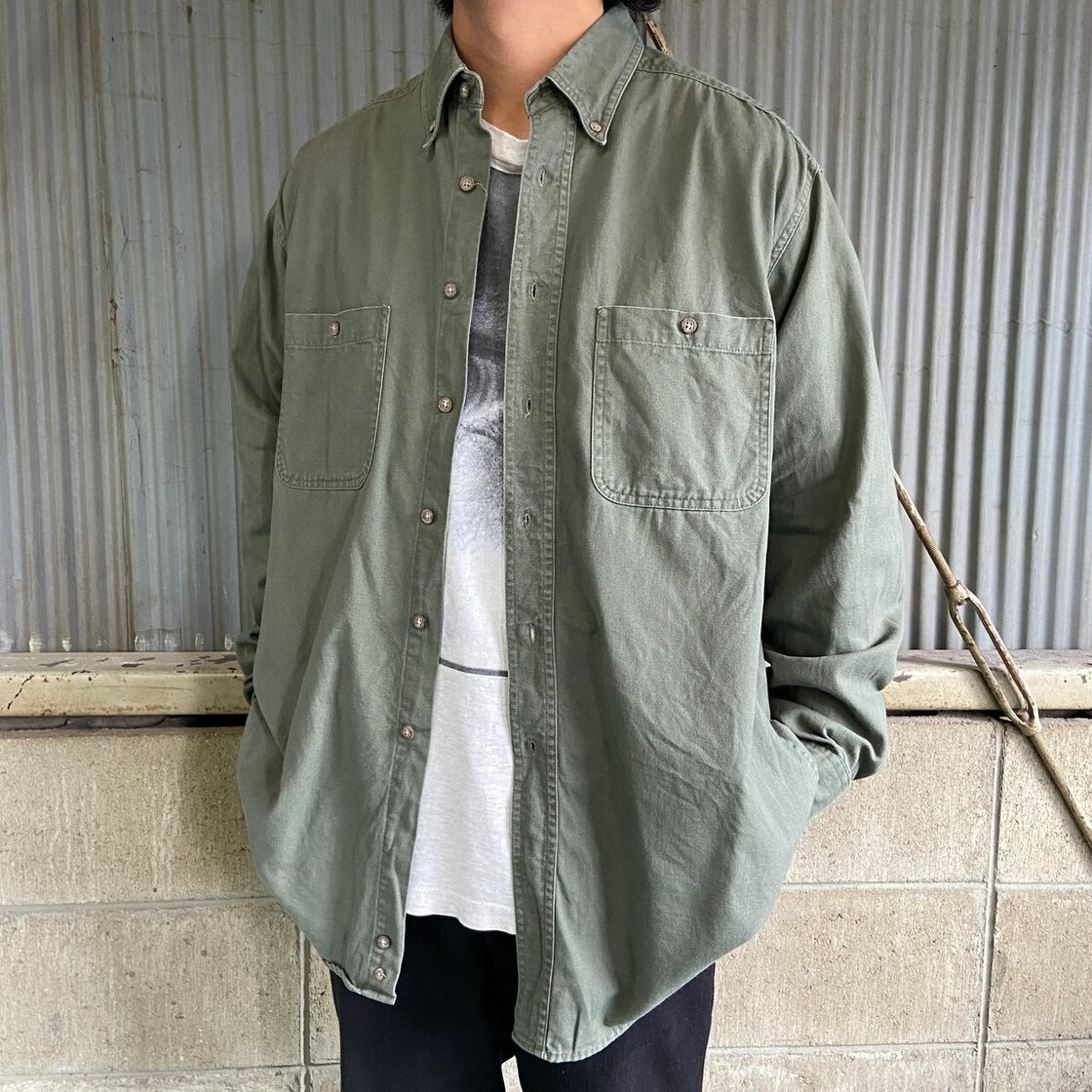 90年代 OLD GAP オールドギャップ ボタンダウン コットン 長袖シャツ 