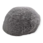 未使用品 ANGIOLO FRASCONI アンジオーロフラスコー二 アンゴラ混 ファー ハット 帽子 /イタリア製/レディース