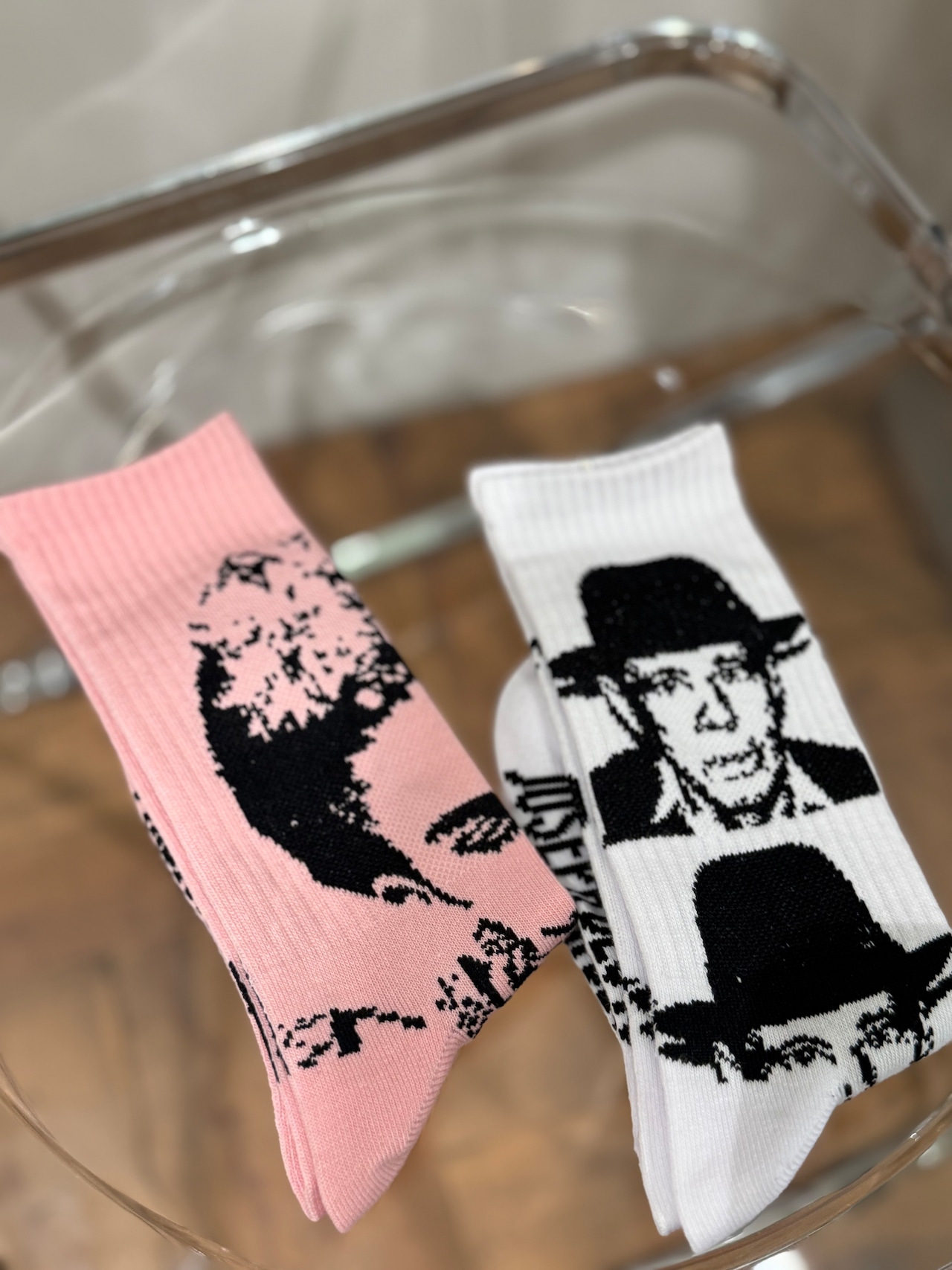 museum neu/V263702 Frida Kahlo Hammock Socks DUSTY PINK