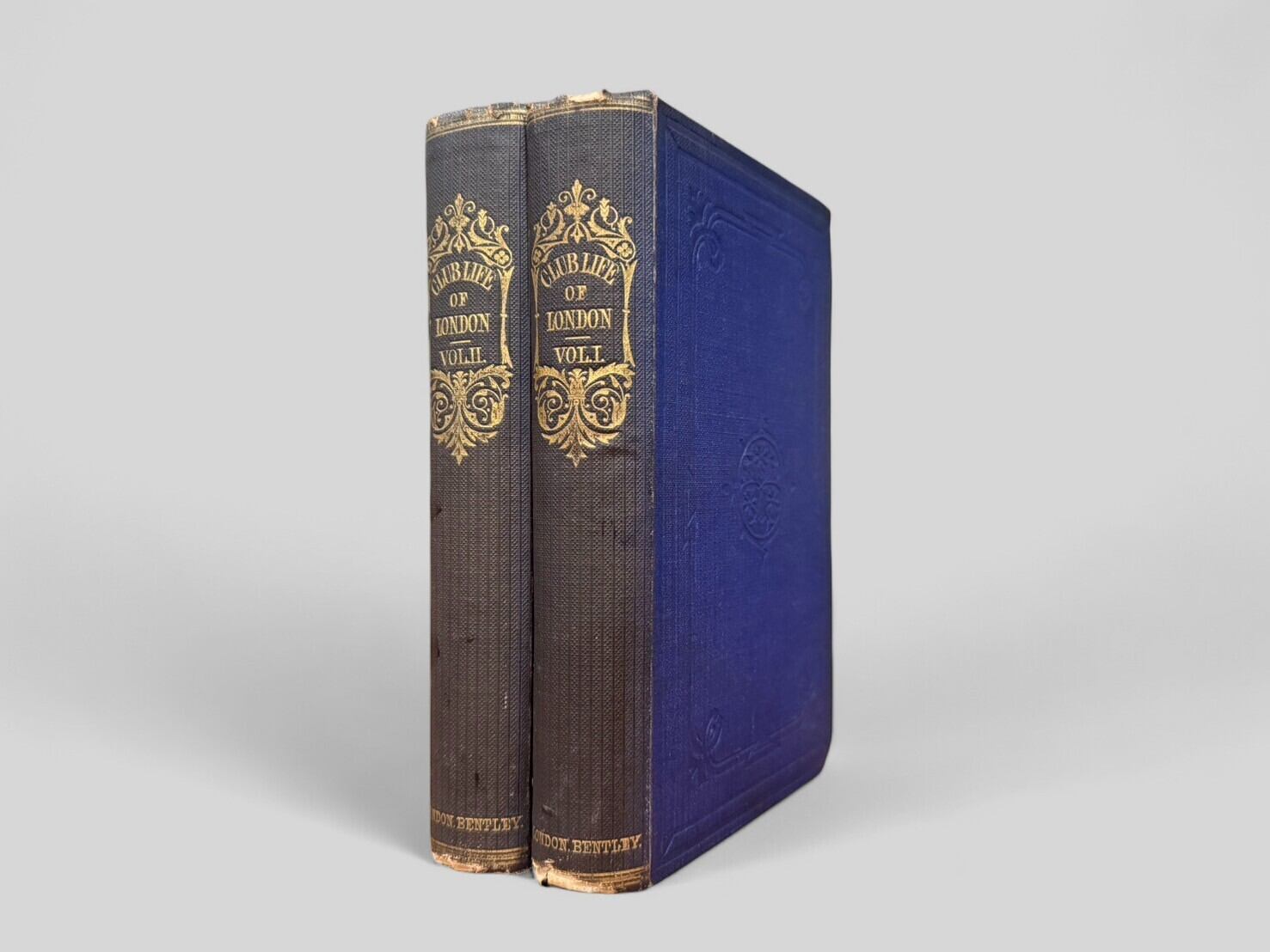 【SN053】【FIRST EDITION】Club Life of London, complete set in 2 volumes.(1866) /John Timbs