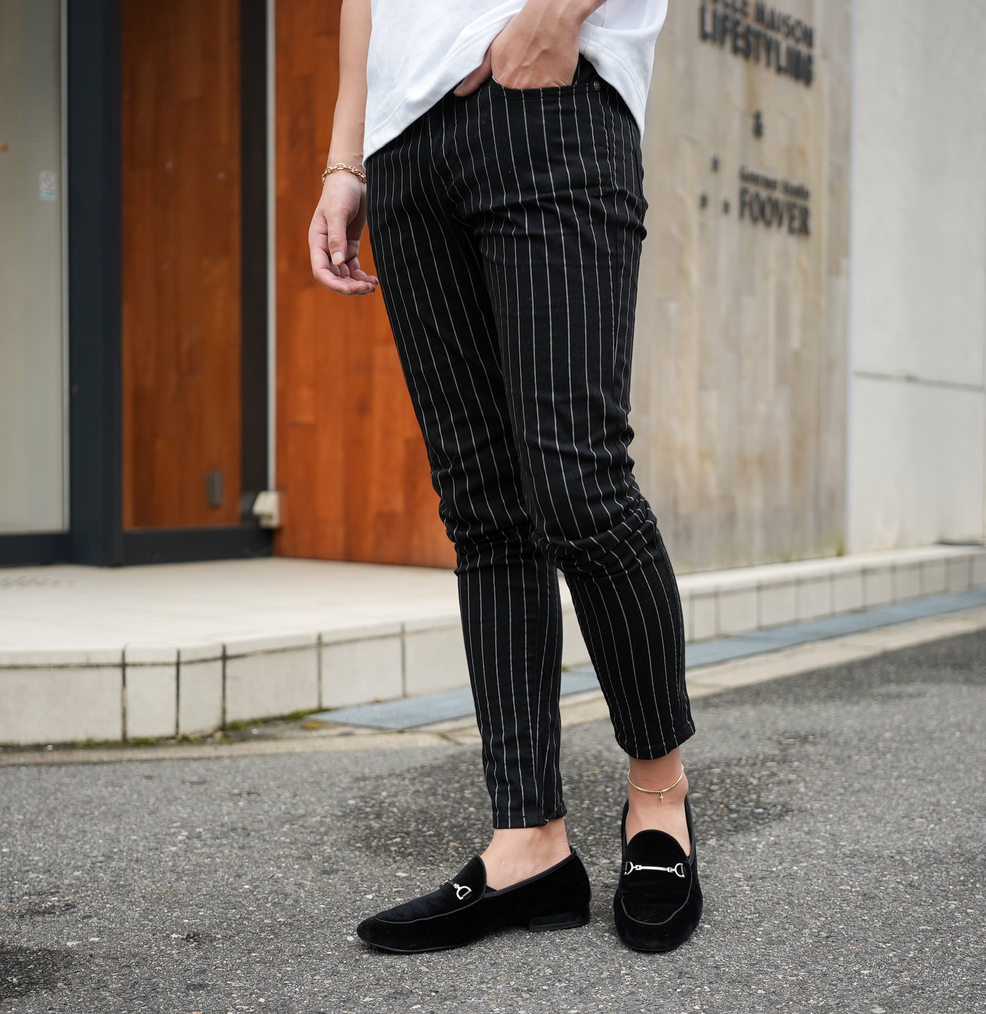 BELINDA STRETCH SLACKS PANTS