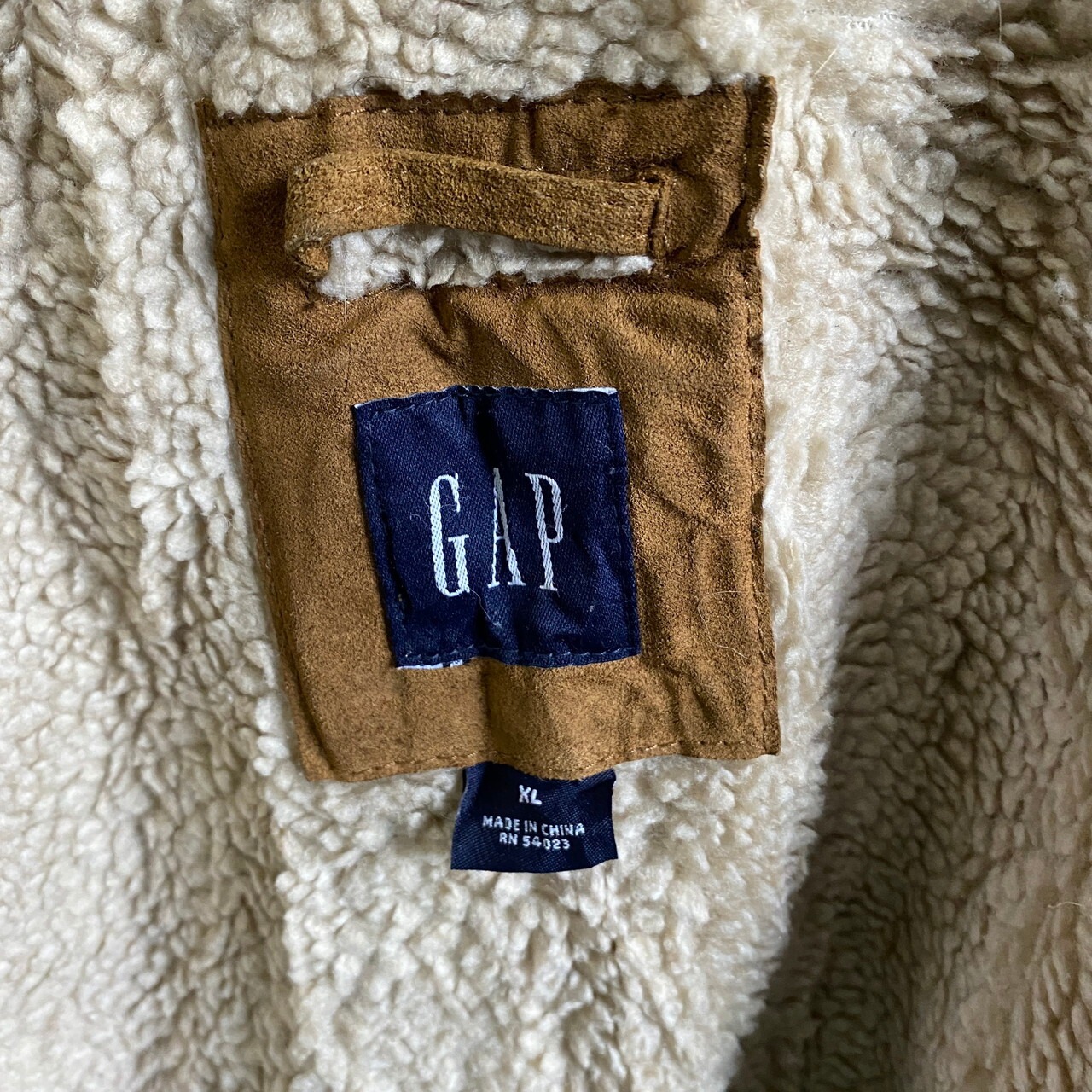 OLD GAP オールドギャップ ボアライナー スエード レザージャケット 