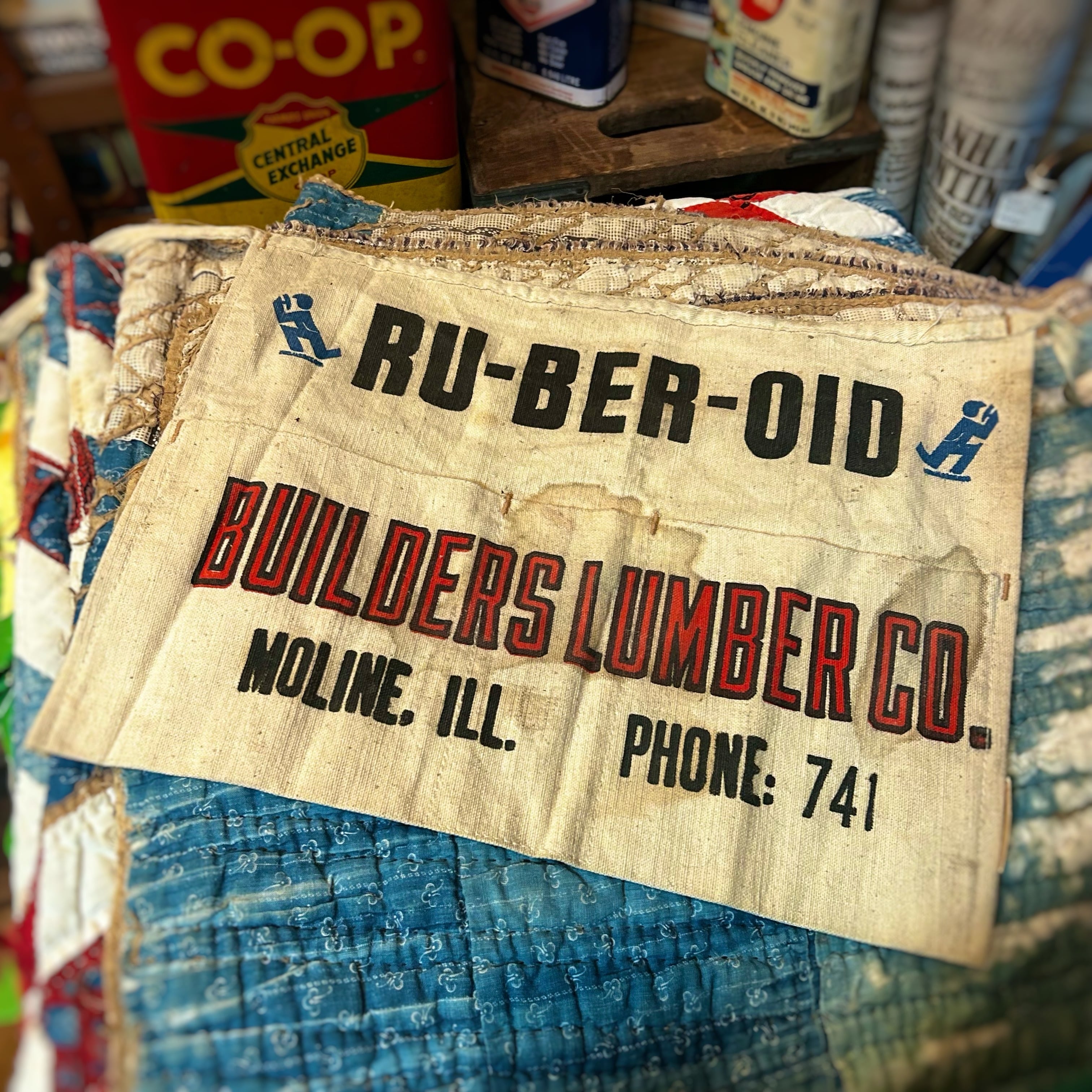 1950s-1960s ヴィンテージ ワークエプロン BUILDERS LUMBER CO. MU-424