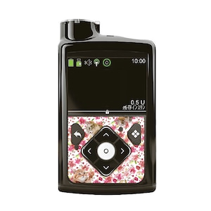 Insulin pump dress up seal "cherry neko"