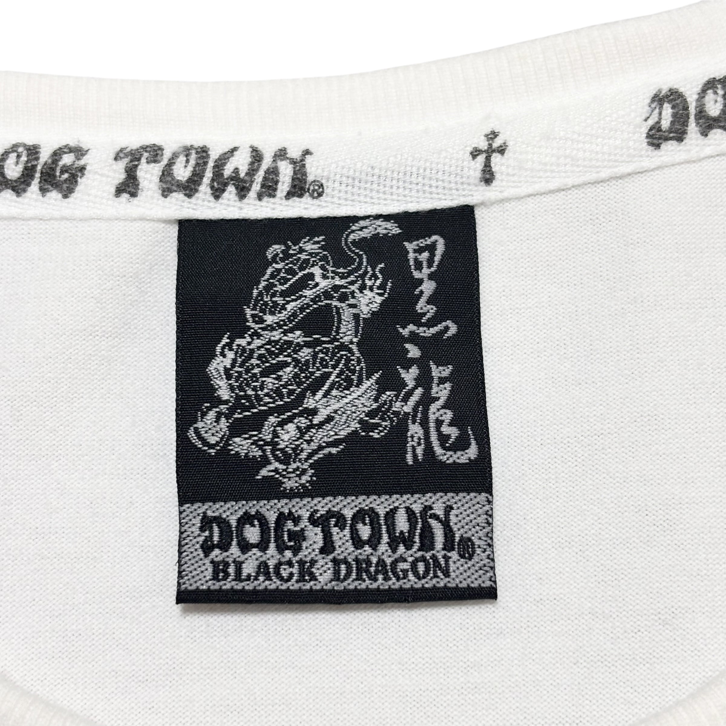 古着 ドッグタウン DOG TOWN 半袖 Tシャツ BLACK DRAGON 黒龍