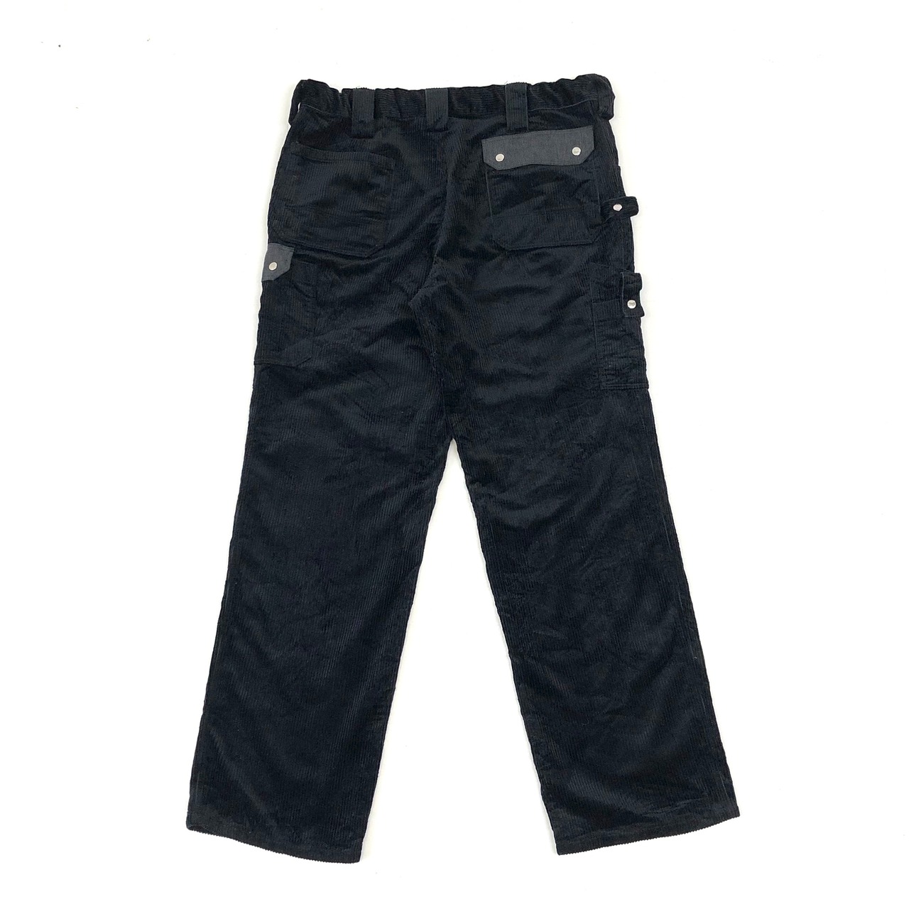 German work black corduroy ブラック コーデュロイ 太畝 ジャーマン 