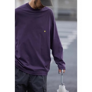 Smiley patch long sleeve tee 1053