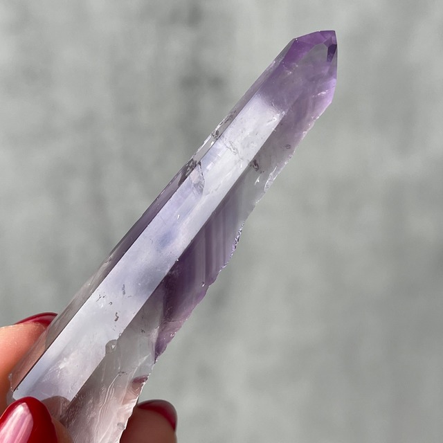 パープルファントムアメジスト ポリッシュポイント｜Cordeiros, Bahia, Brazil