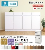ラック セミオーダーカウンター下収納ぴったりくん 引出しチェスト 奥行25cm キッチン収納 SH