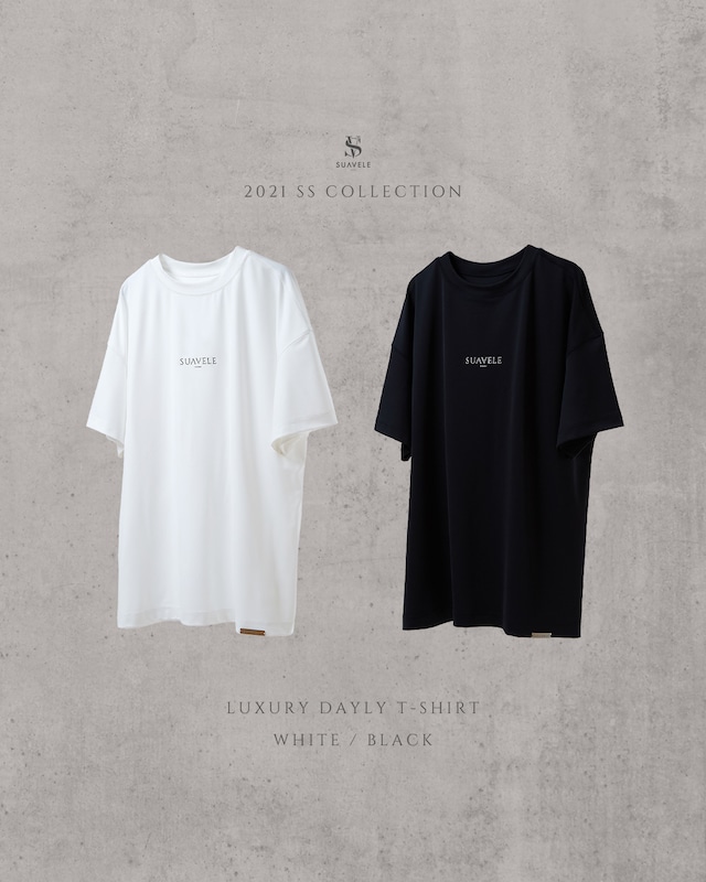 【即日発送】【SV-0014】 LUXURY DAILY T-SHIRT【SUAVELE】