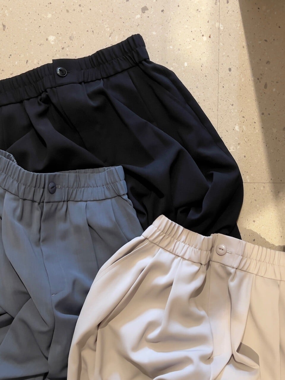 【PASSIONE】3ピース可 タックイージーパンツ 616634