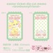 バラメモ169.easter ticket memo~lovebunnyfriend~