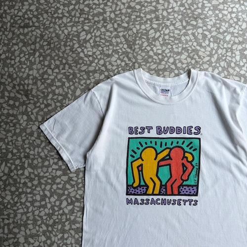 GILDAN / 90’s Keith Haring T-shirt size L