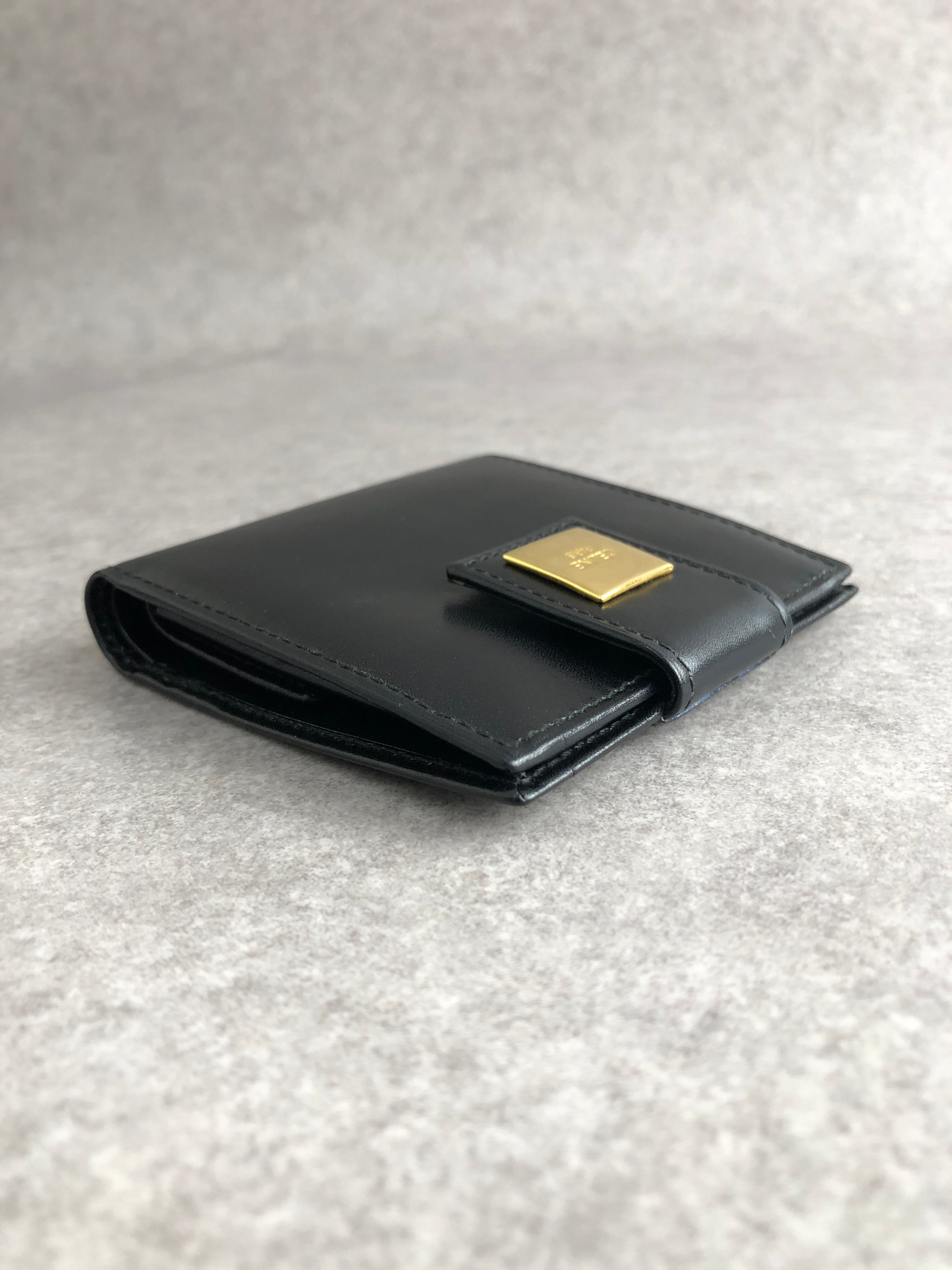 セリーヌ】CELINE レザー×スエード 二つ折財布 黒 スタッズ 楽天 セリーヌ】CELINE レザー×スエード 二つ折財布 黒 スタッズ 楽天