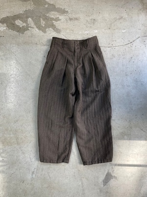 kaval / phoenix pants ”wool linen herringbone”(カヴァルのウールリネン素材フェニックスパンツ)