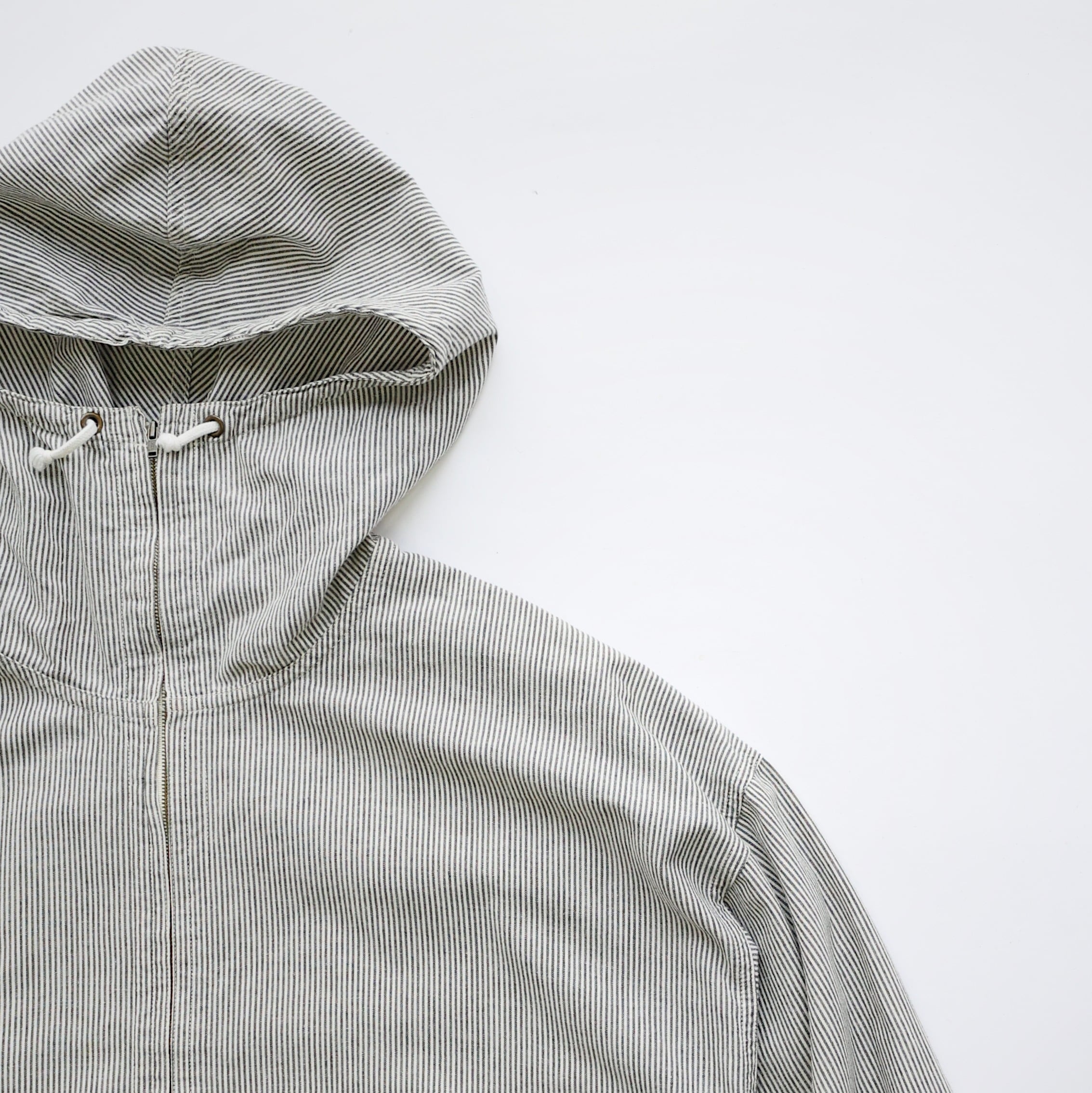 I.S. ISSEY MIYAKE CHISATO TSUMORI DESIGN STRIPE COTTON ANORAK