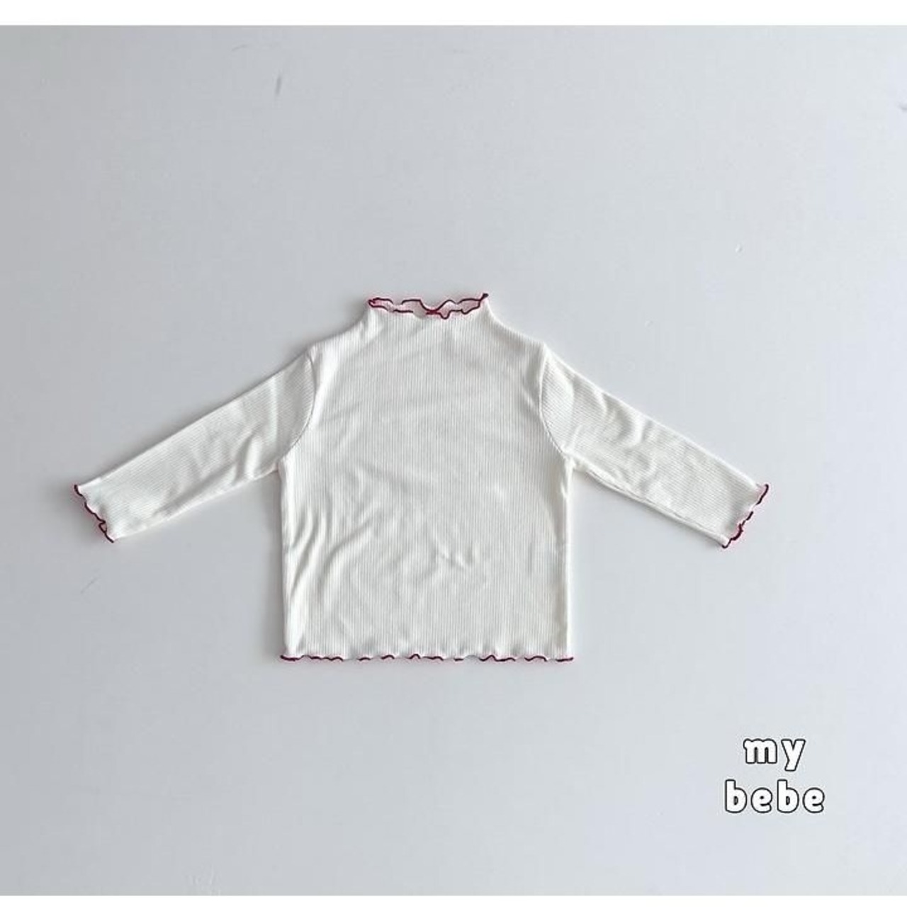 韓国子供服 / 26winter / my bebe / ヨーグルトハーフタートル / キッズ / 冬服 *XS~XL*