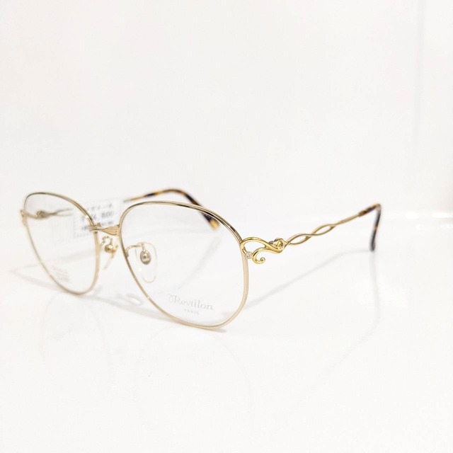 【Revillon】ウエリントンメタルフレーム　ゴールド　宝石ダイヤ