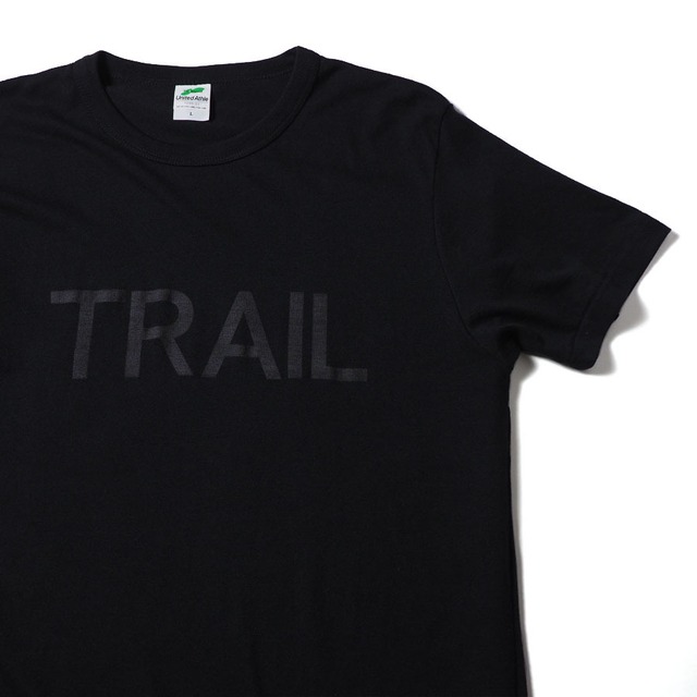 bassandme TRI-BLEND TEE ”TRAIL”  BLACK