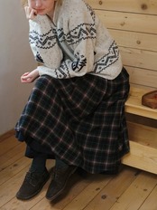 Boréal Lodge Wool Jacquard Cardigan F0870
