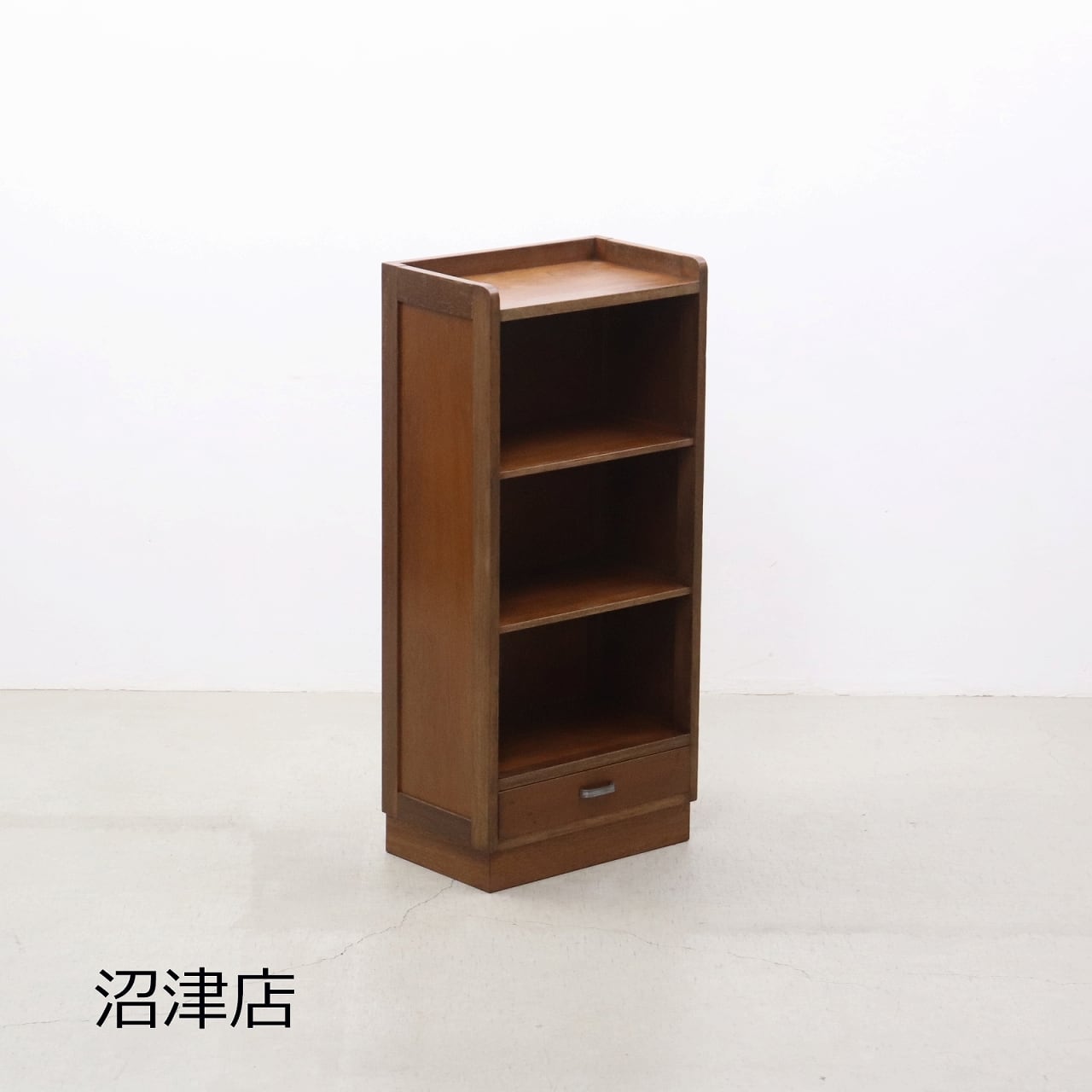 沼津店】 レトロ ラワン材 シェルフ 本棚 飾り棚 ラック 書庫 収納