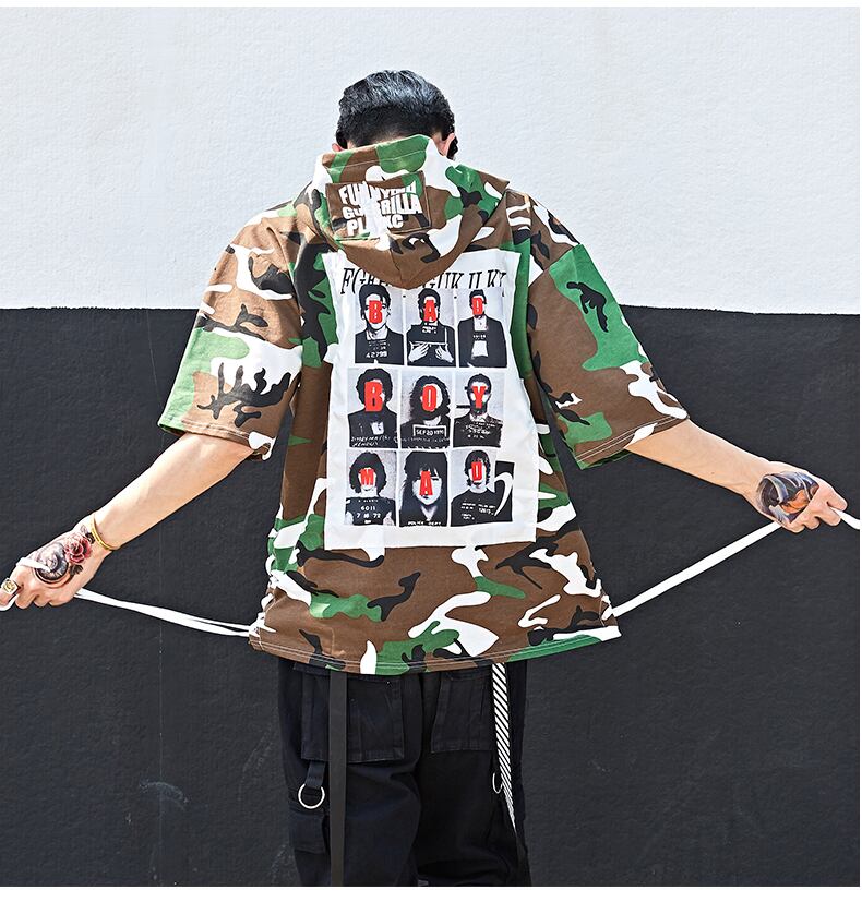 全1色 Tシャツ カットソー プリント カジュアル ストリート 