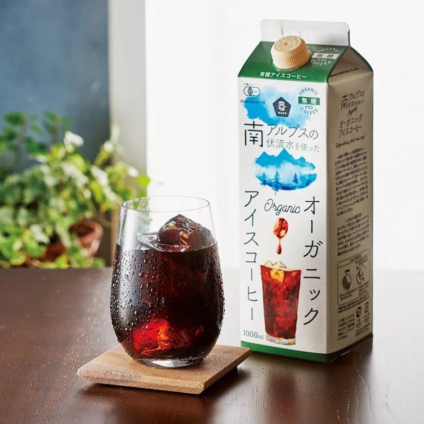 オーガニックアイスコーヒー・無糖 1000ml
