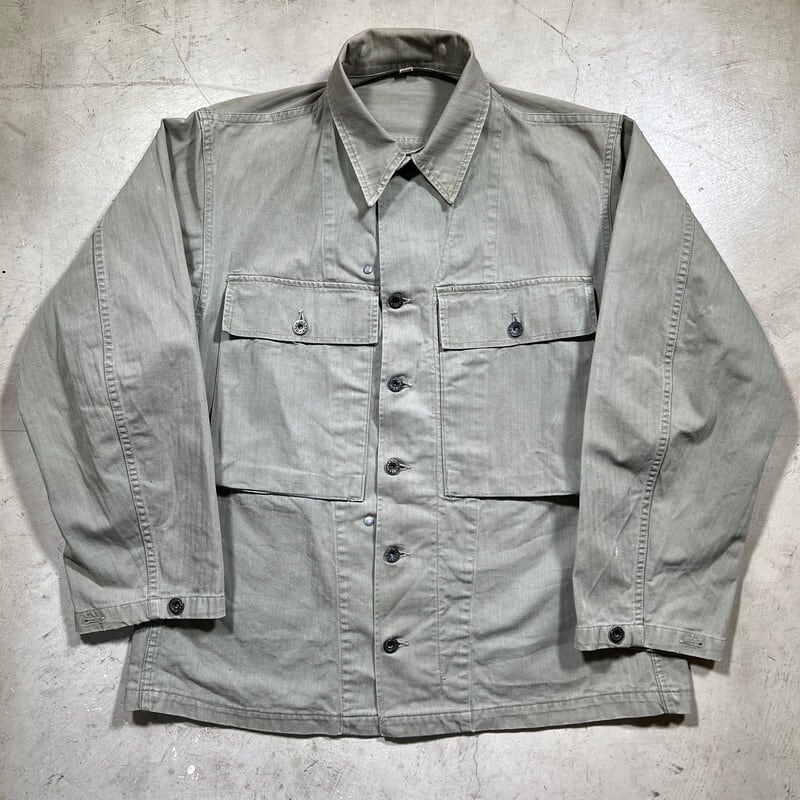 40's U.S.ARMY M-43 M-1943 HBT JACKET ヘリンボーンツイルジャケット ...