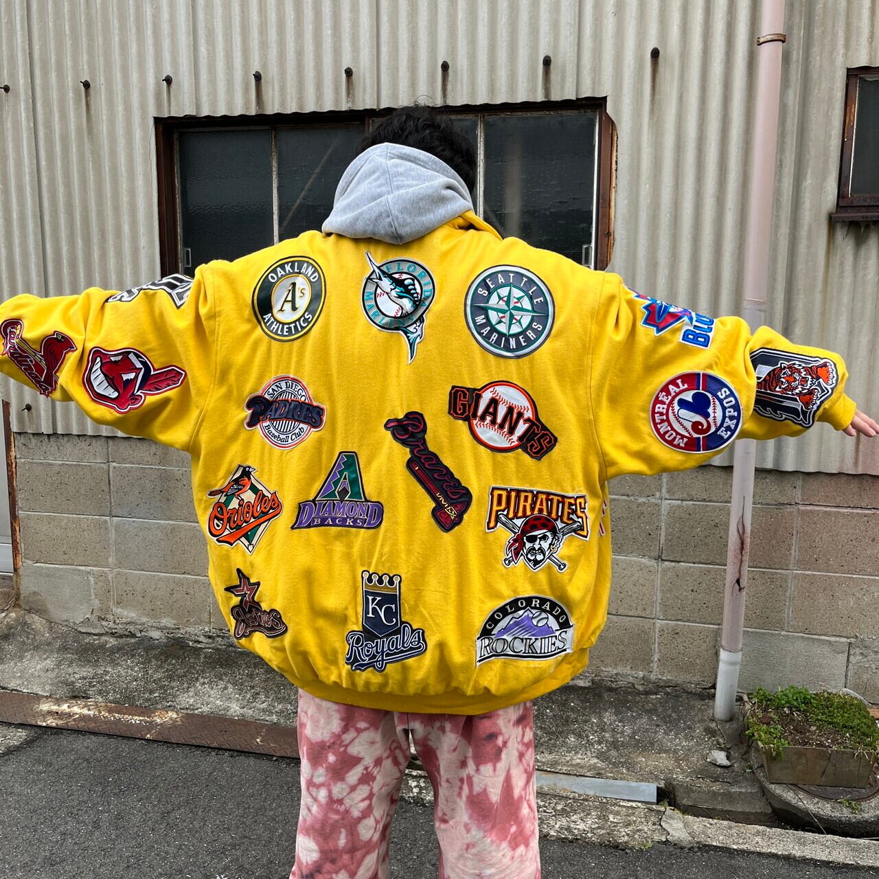 超希少】MLB☆ジャイアンツ ジェフハミルトン 美味かっ スタジャン 