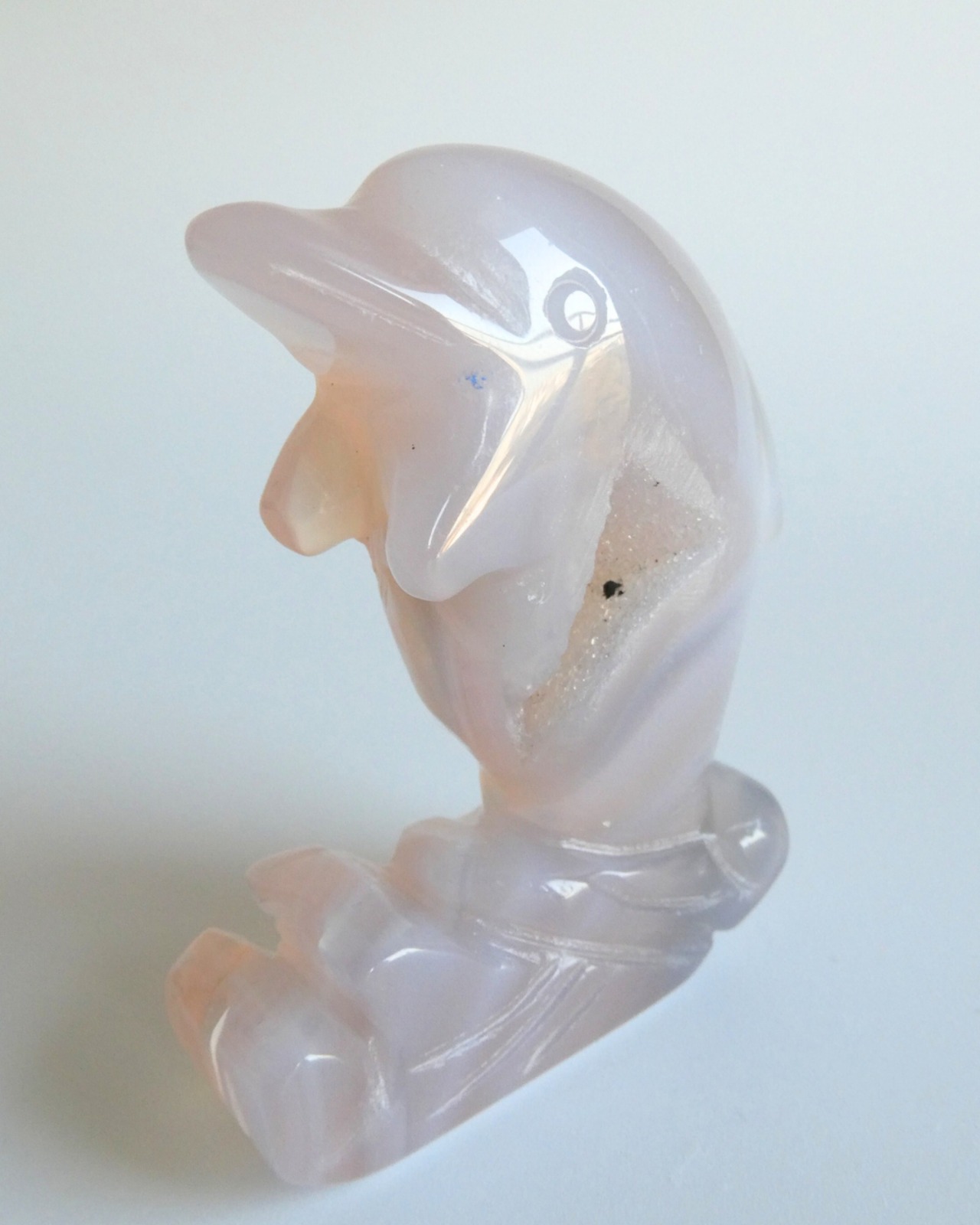 Druzy Agate ドゥルジーアゲート ⭓ イルカ ⭔ CARVING