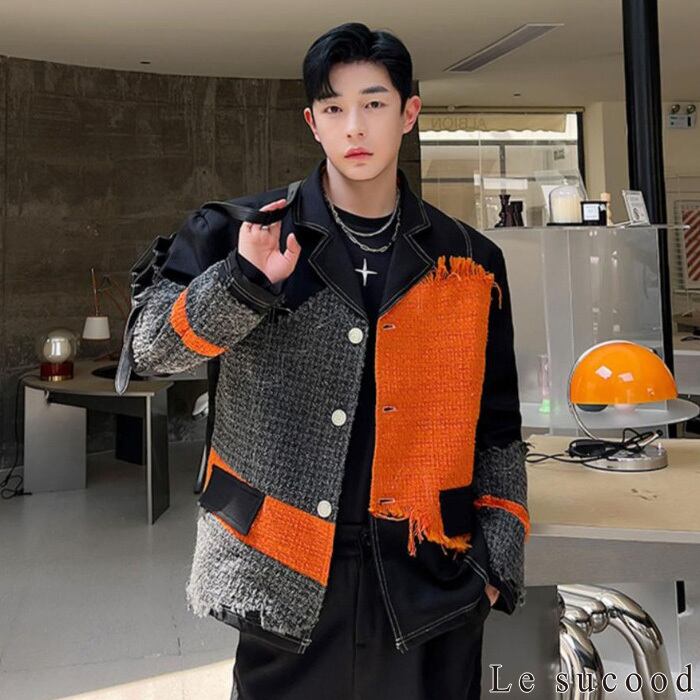 お支払い確認後20日以内発送】Le sucood リメイク風異素材切替