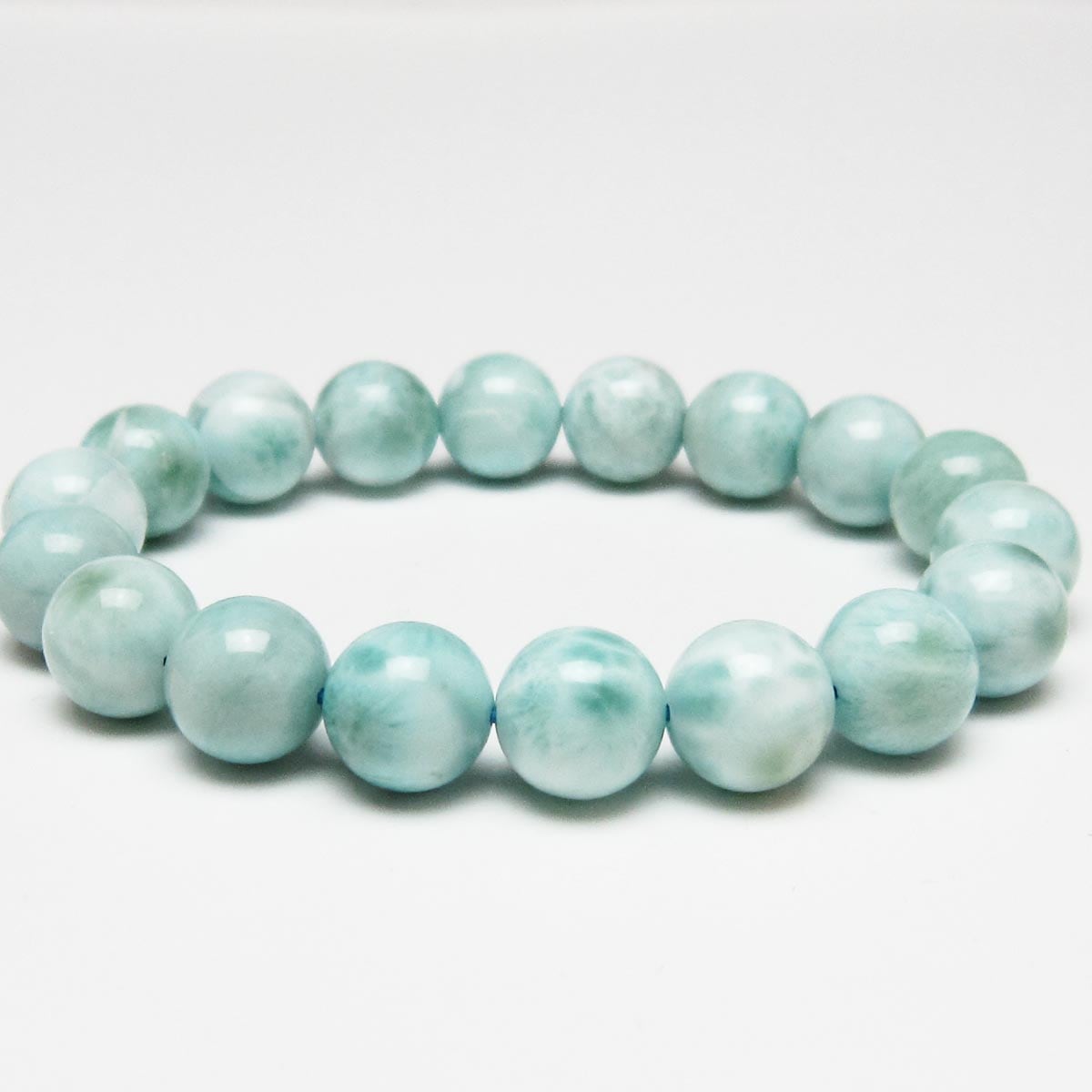 ラリマー ブレスレット 12mm 一点物 111-56498 | 天然石