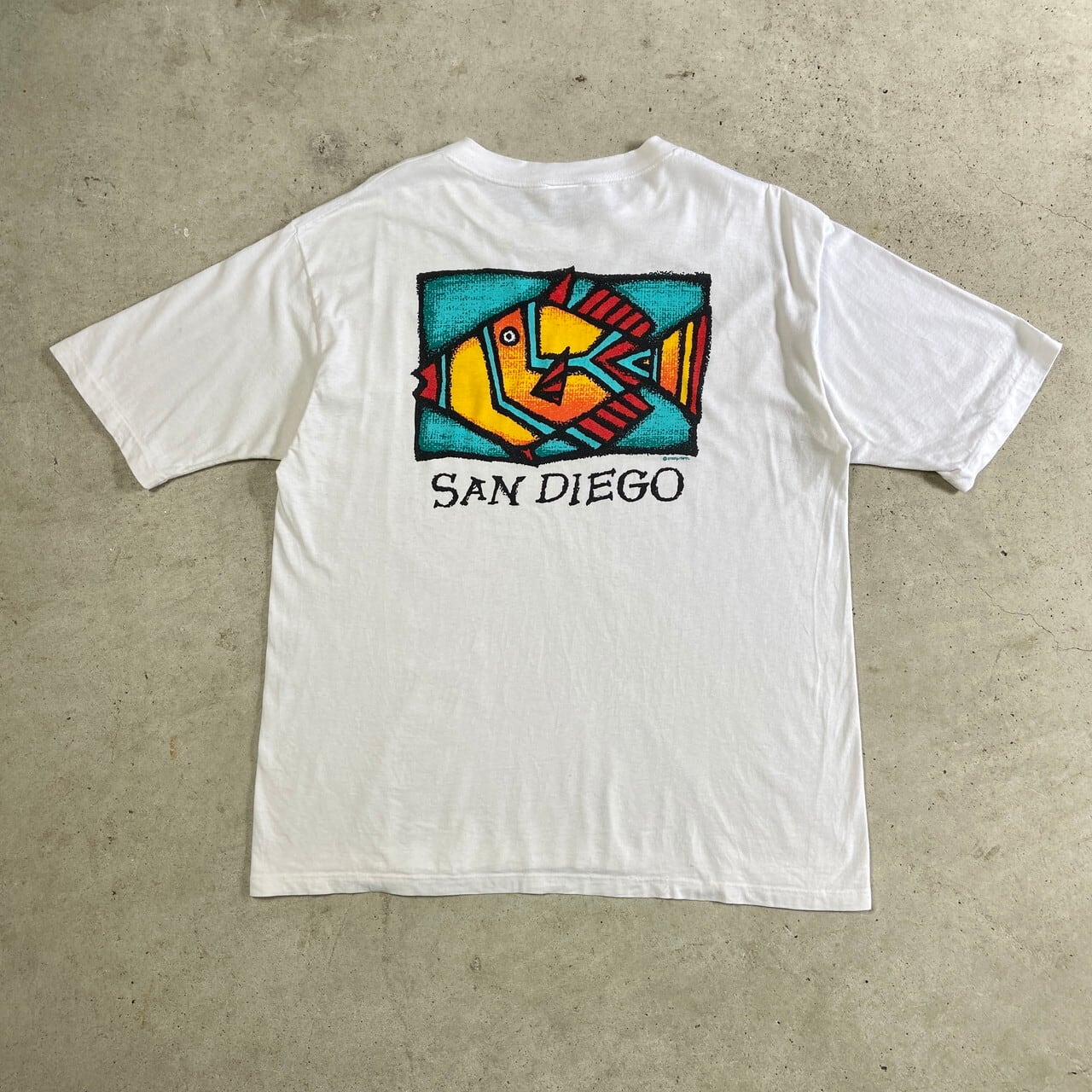 90年代 USA製 crazy shirts HAWAII クレイジーシャツ SAN DIEGO 魚 