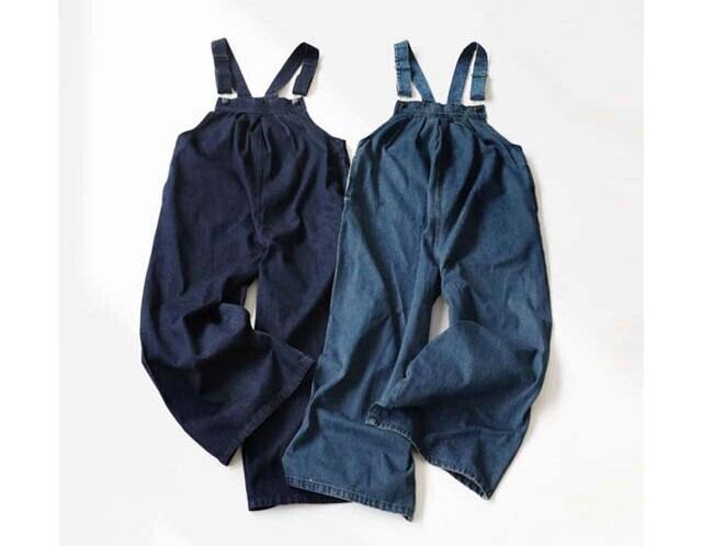 オーバーオール サロペット ワイドパンツ カジュアル ワイドレッグ